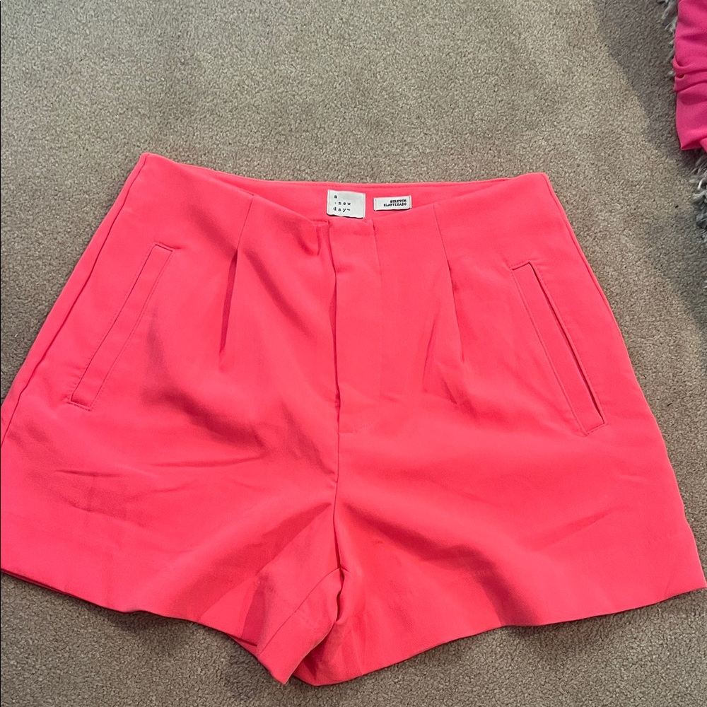 a new day Coral High-Waist Tailored Women's Shorts